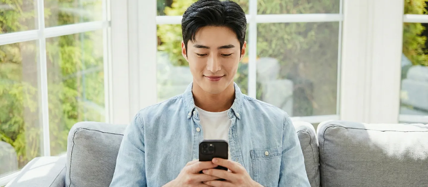 통화 정리 항목을 확인하는 장면을 담은 참고 사진